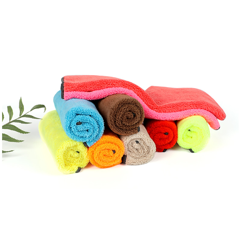 4PK toalla de coche de lana de coral/limpieza de coche/limpieza de cocina/limpieza de baño/toalla de mano