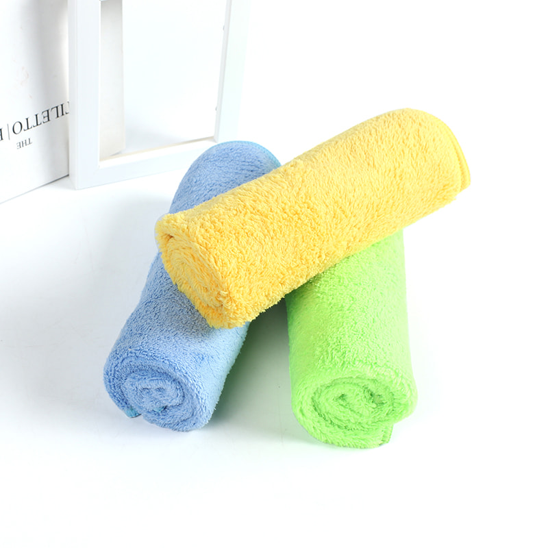 3PK toalla de forro polar coralino antibacteriano/ limpieza de cocina/ toalla para mascotas